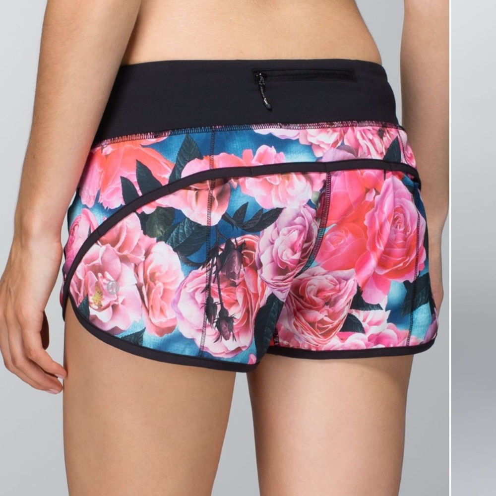 Lululemon | secret garden speed shorts | size 2